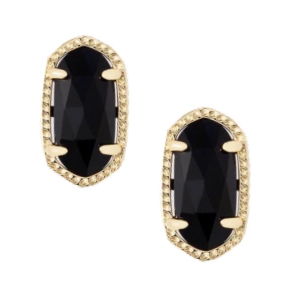 Kendra Scott Jewelry - KENDRA SCOTT • Gold Ellie Black Onyx Glass Earrings